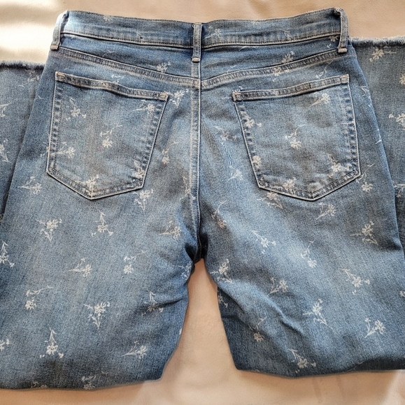 Gap Floral Stamped Jeans size 12/31 - Picture 4 of 8